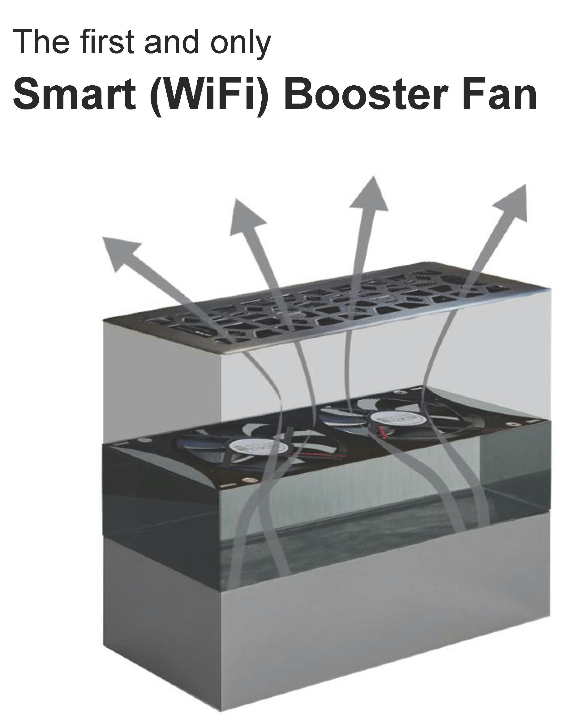 Smart (Ai) WiFi Register Booster Fan  gallery image