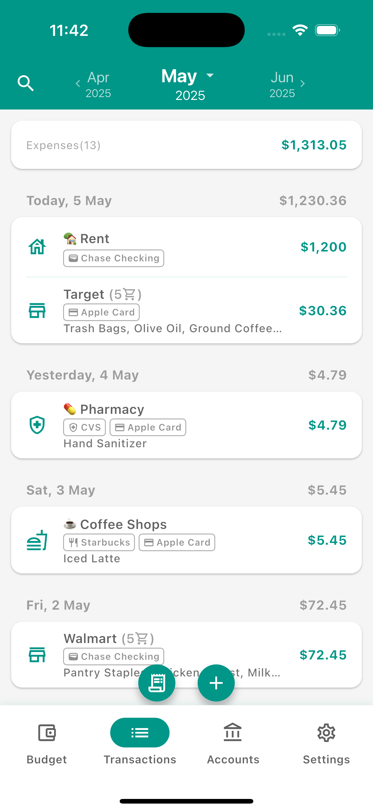 Budgetum - Un'app di bilancio gratuita e offline per il pieno controllo. media 6