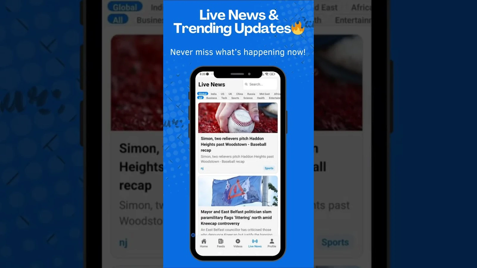 Proximet: AI Smart News App screenshot 1 (video preview)