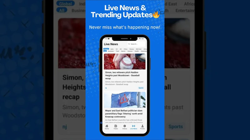 Proximet: AI Smart News App screenshot 1 (video preview)