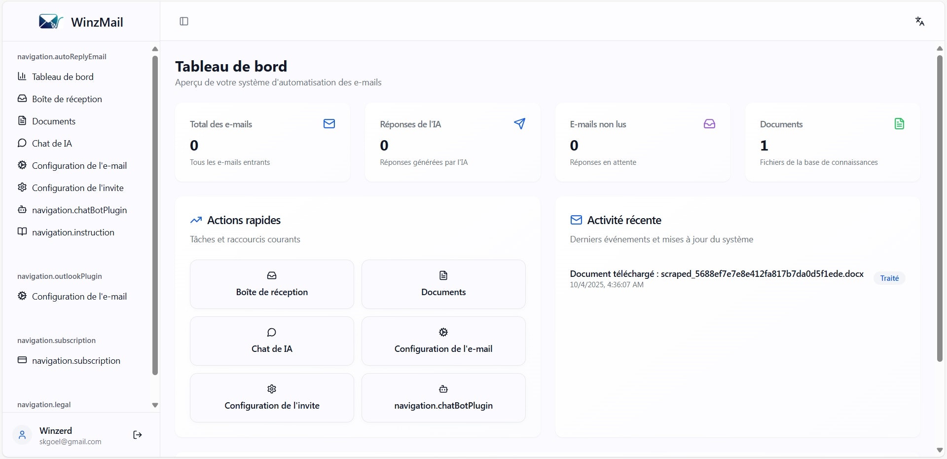 Média WinzMail - Bot AI de réponse automatisée aux e-mails du service client 2