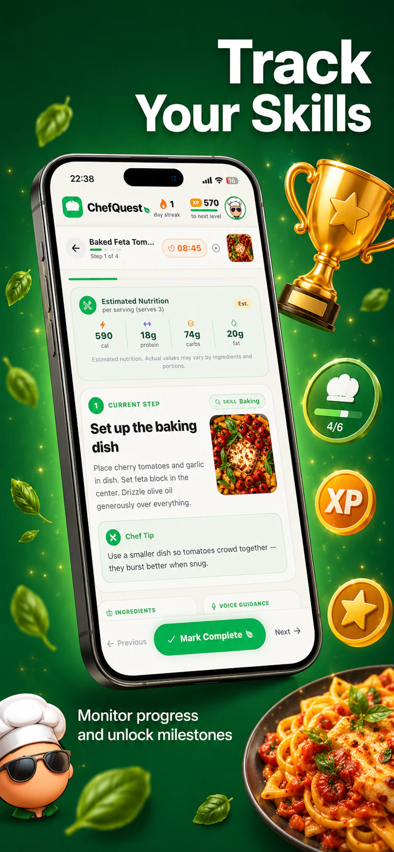 ChefQuest: Learn to Coook screenshot 3