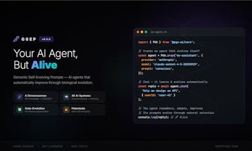 GSEP - "Genomic Self-Evolving Prompt" gallery image