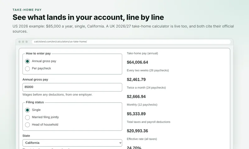CalcIsland screenshot 2