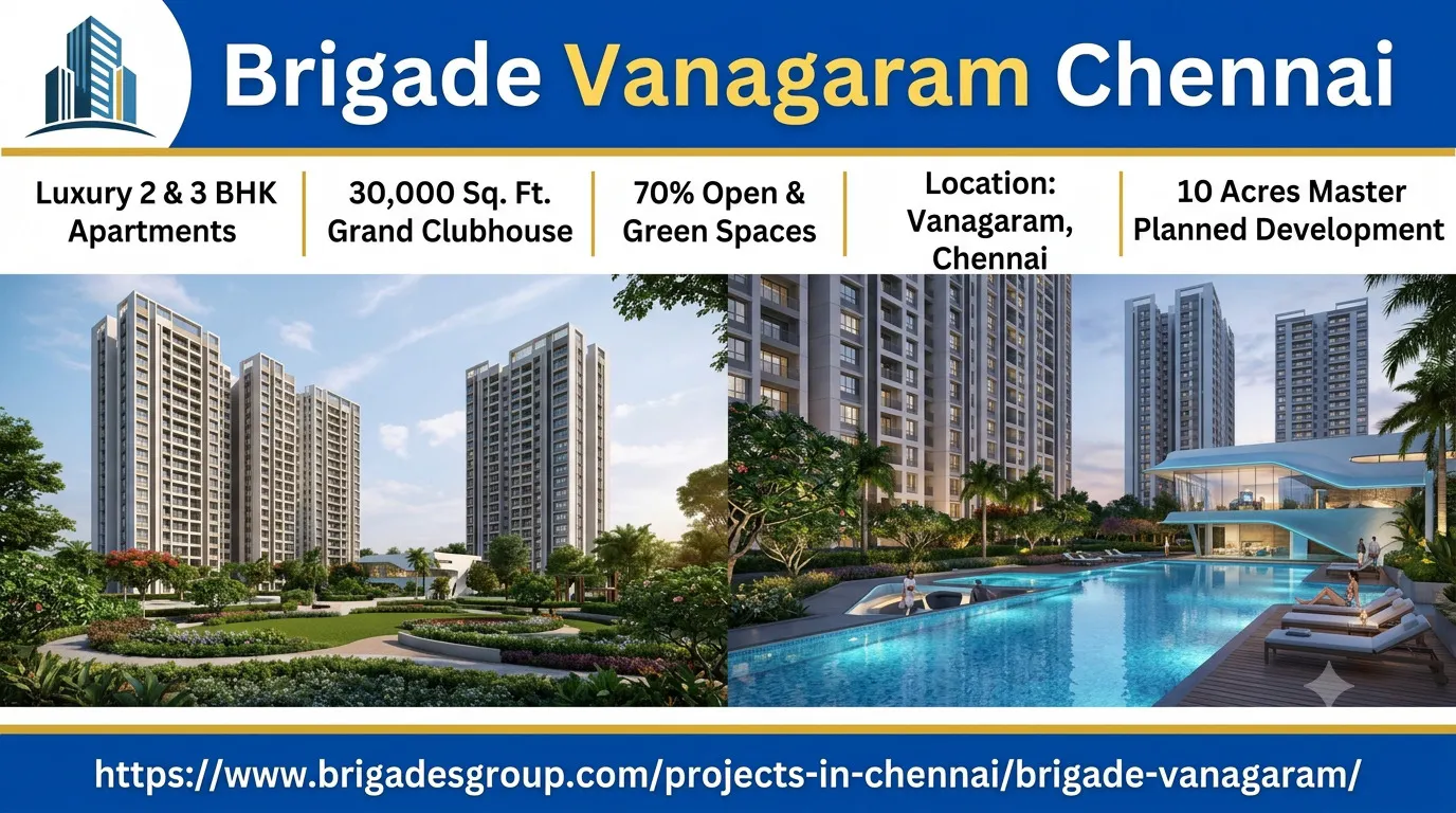 Brigade Vanagaram Chennai product banner