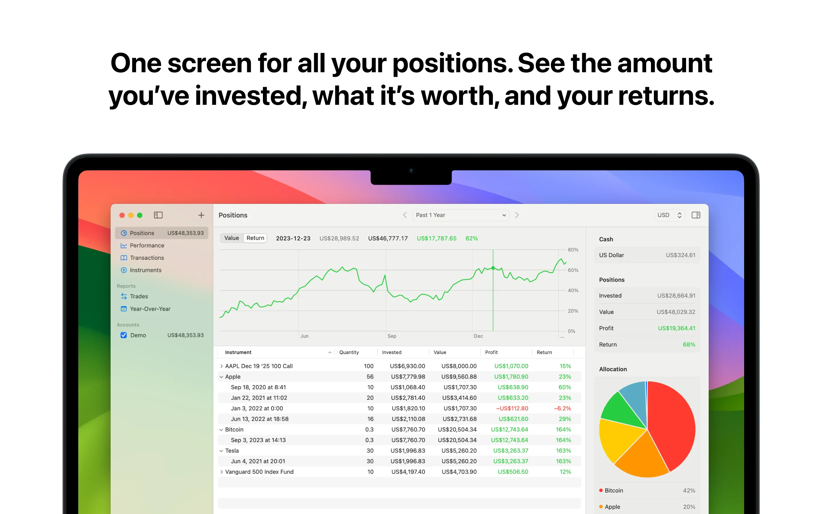 Profit: Portfolio Performance Tracker gallery image