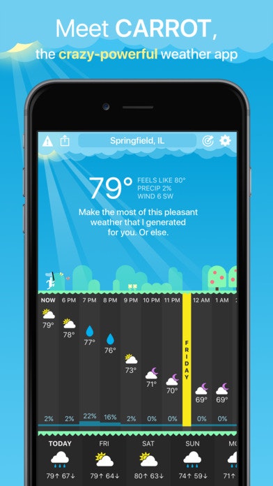 CARROT Weather gallery image