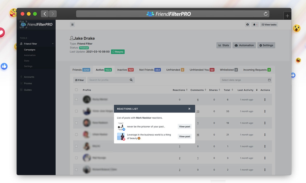 Friend Filter Pro gallery image