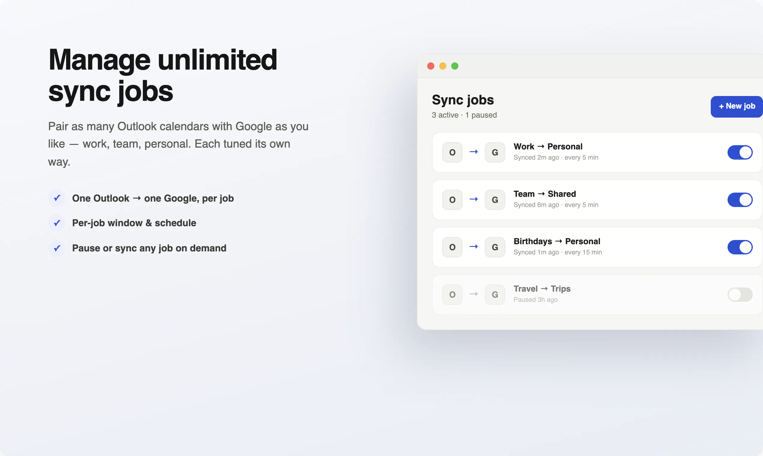 Outlook Google Calendar Sync for Mac screenshot 3