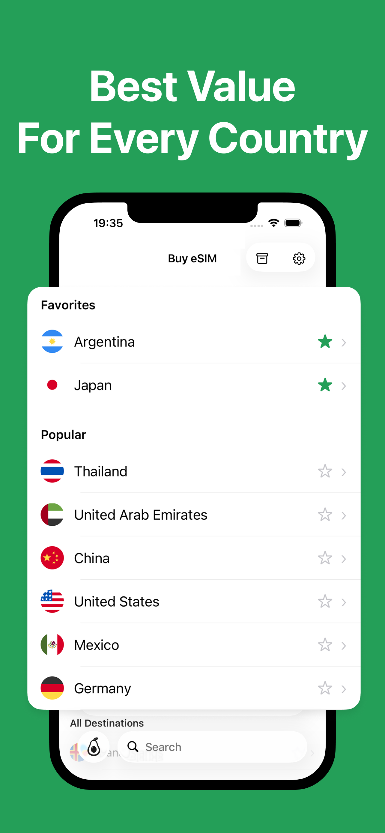Guac Internet eSIM - Screenshot 3 showing product features and functionality