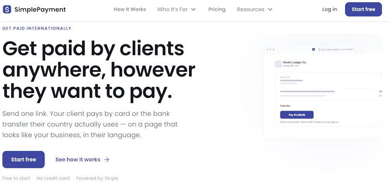 SimplePayment screenshot 1