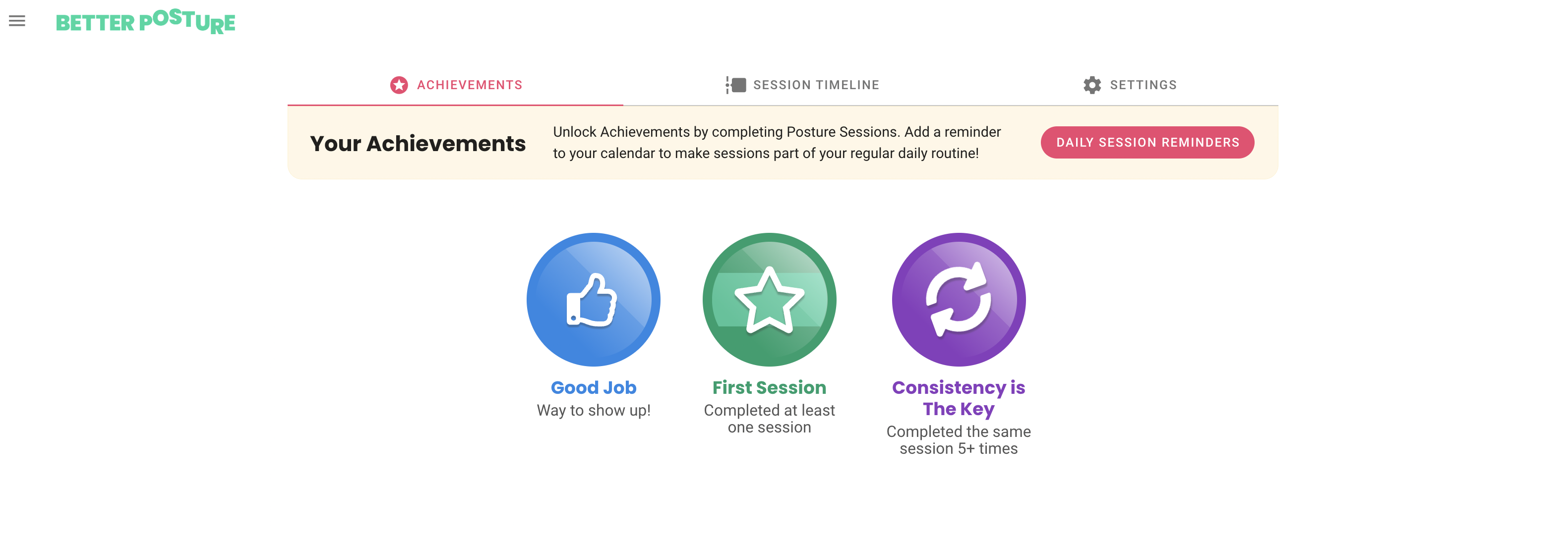 App for Better Posture gallery image