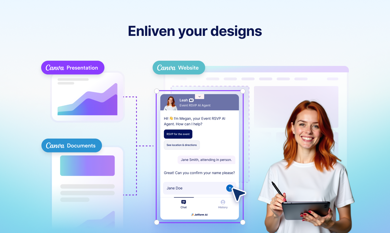 Jotform AI Chatbot for Canva gallery image