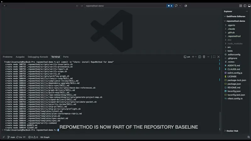 RepoMethod screenshot 1 (video preview)