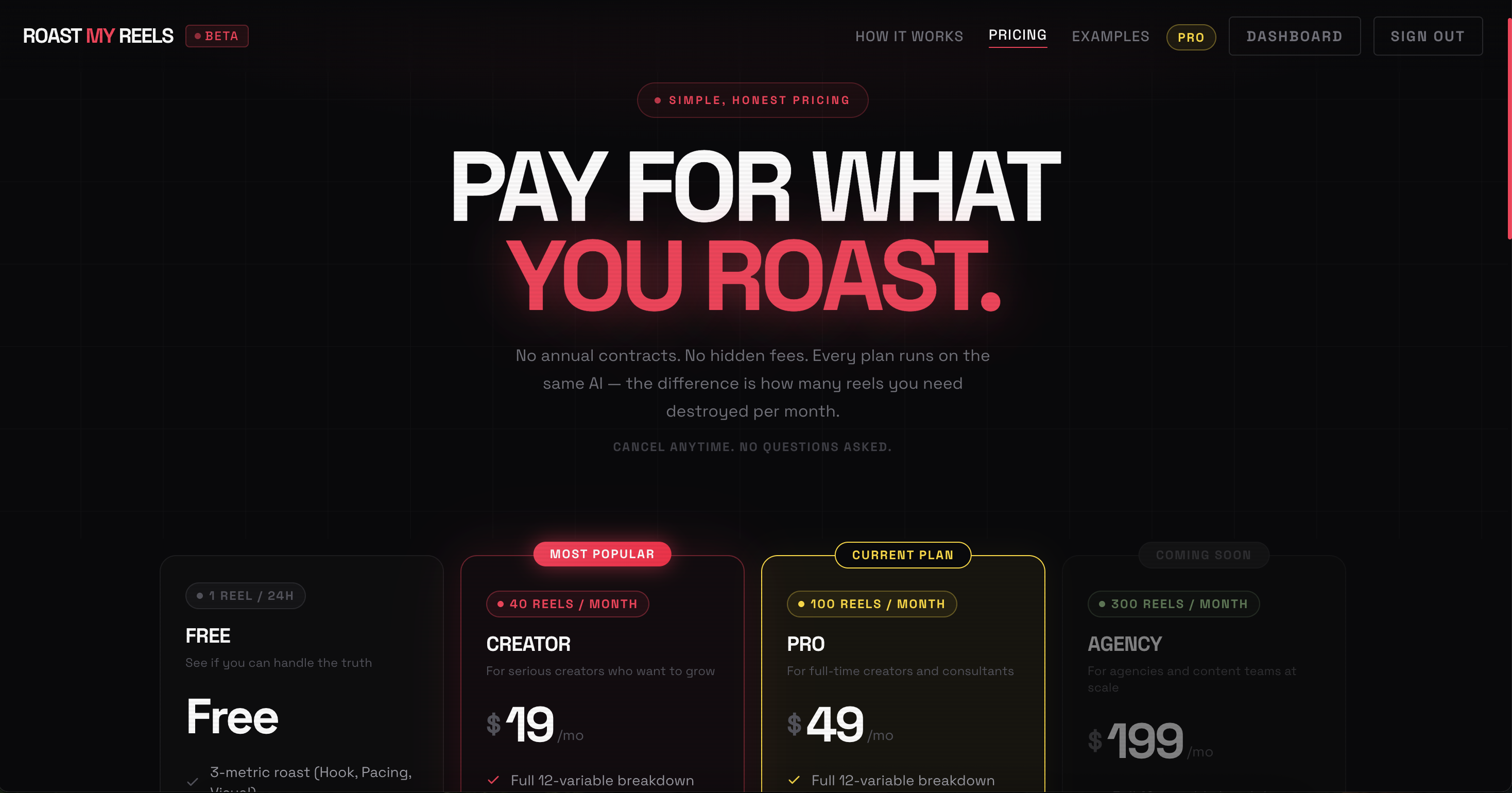 RoastMyReels - AI Reels Coach That Hurts gallery image