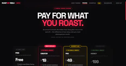 RoastMyReels - AI Reels Coach That Hurts gallery image