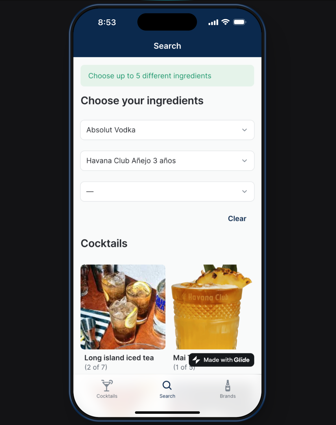 Pernod Ricard Cocktails -app - Maak cocktails met behulp van de ingrediënten die je thuis hebt media 2