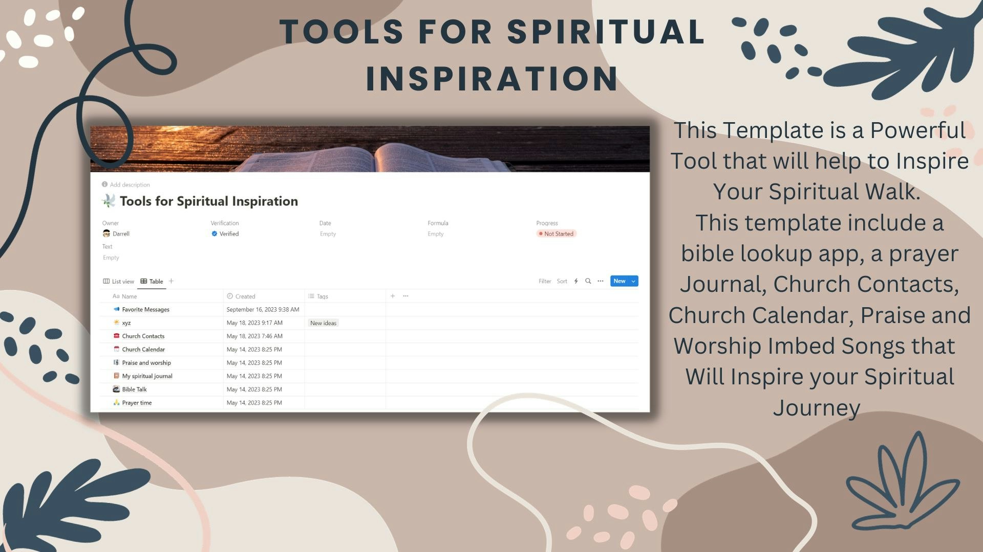 Mídia 2 de Ferramentas para inspiração espiritual - Seu companheiro de fé final!