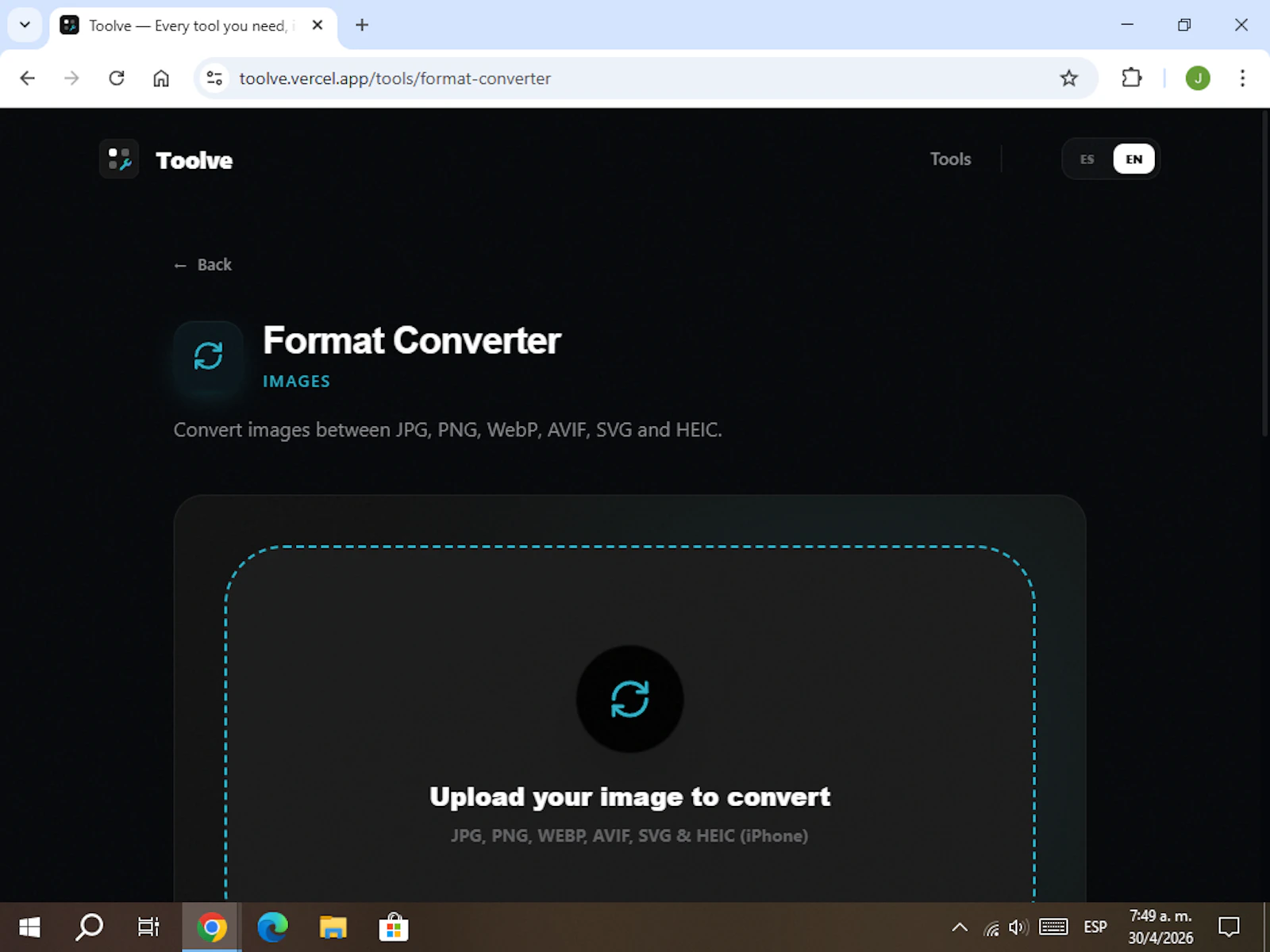 Toolve screenshot 6