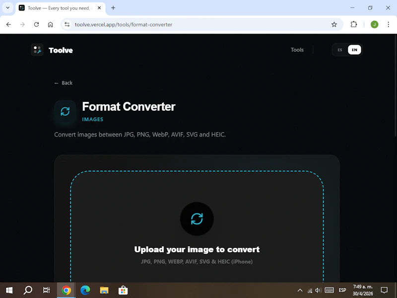 Toolve screenshot 6