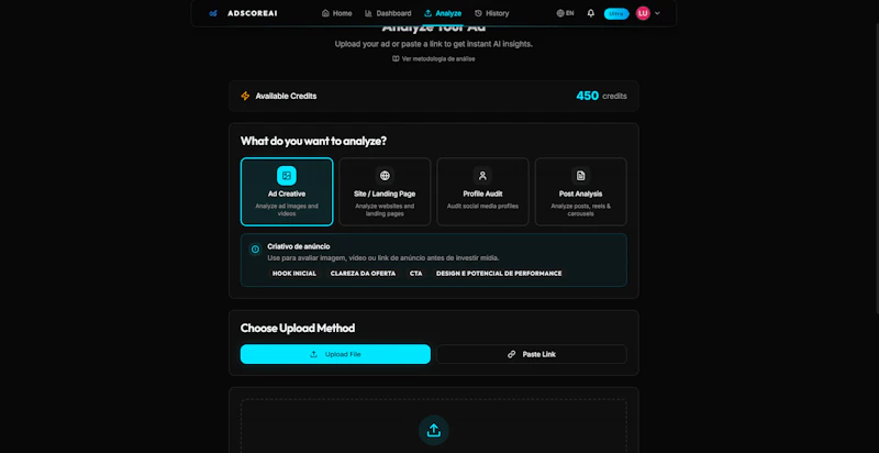 AdScoreAI screenshot 2