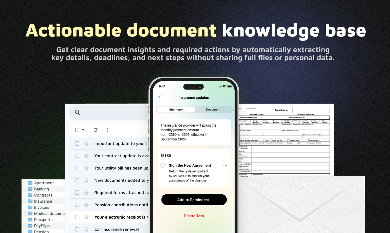 Foldy - Main product screenshot demonstrating key features and user interface