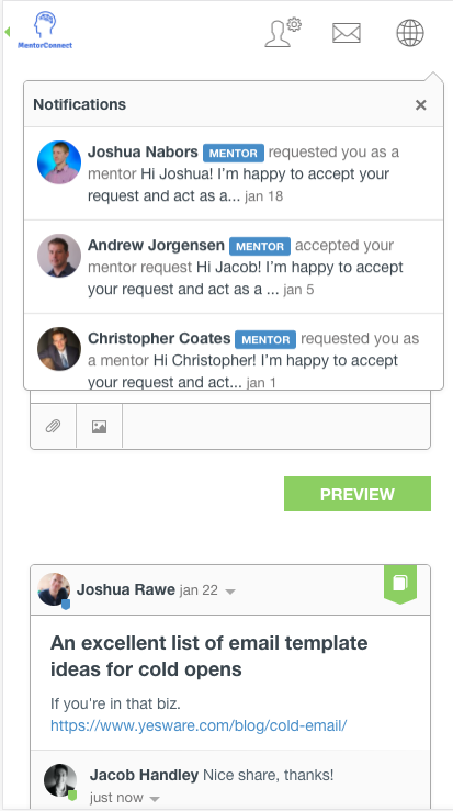 MentorConnect gallery image