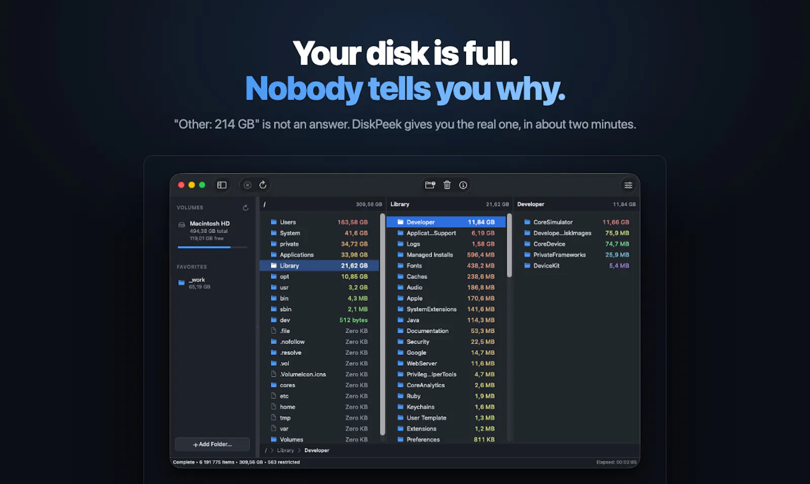 DiskPeek screenshot 1