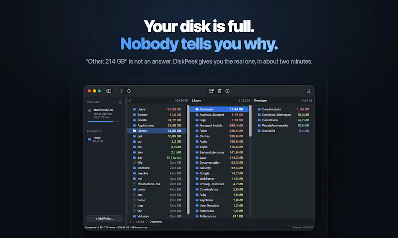 DiskPeek screenshot 1