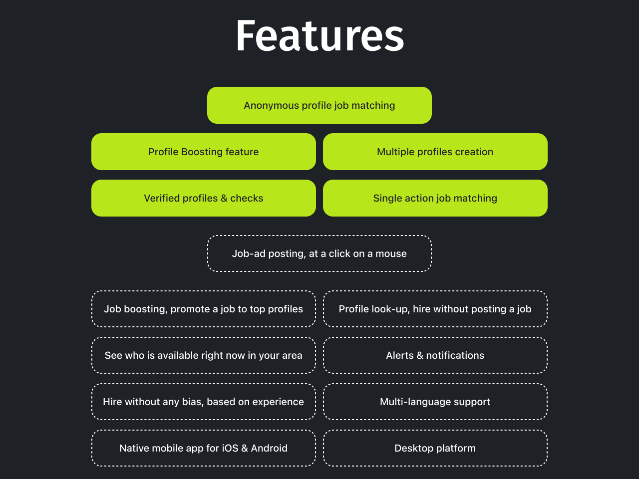 Ascendin.io - अनाम प्रोफाइल के साथ एक नौकरी मिलान मंच। मीडिया 4