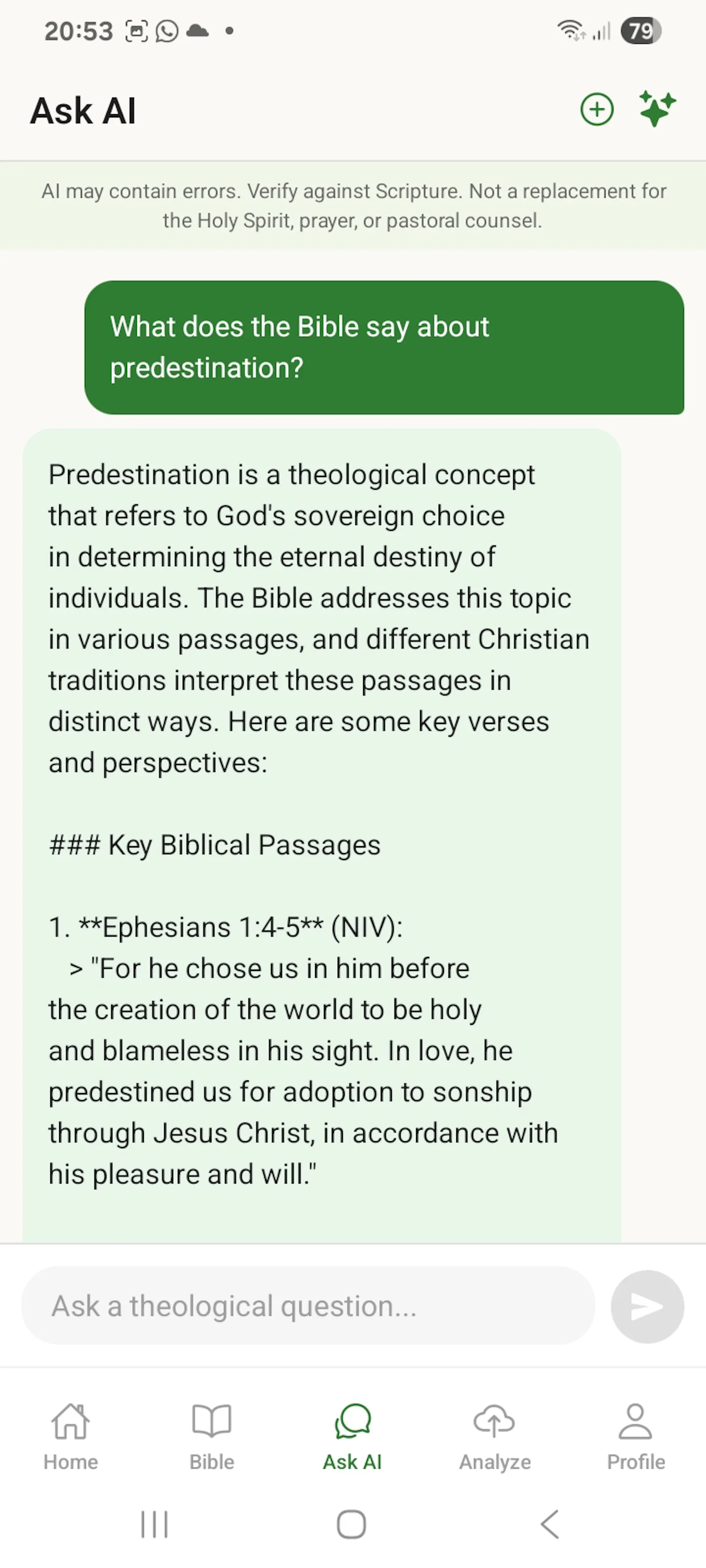 Berean app screenshot 3