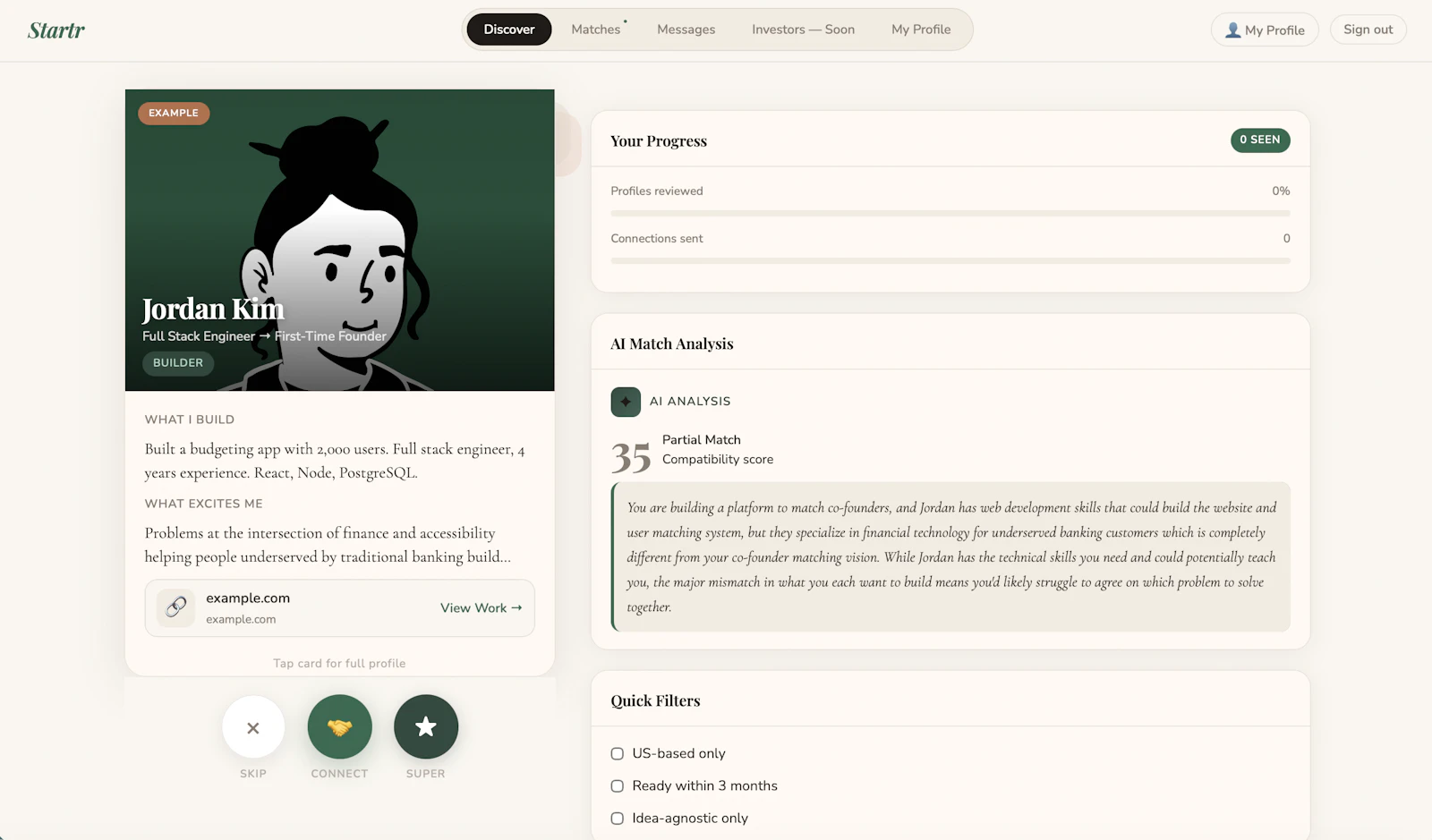 Startr screenshot 1