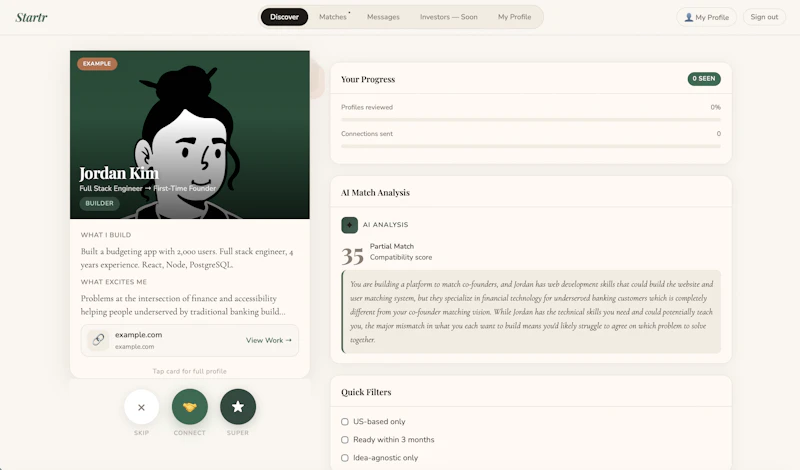 Startr screenshot 1