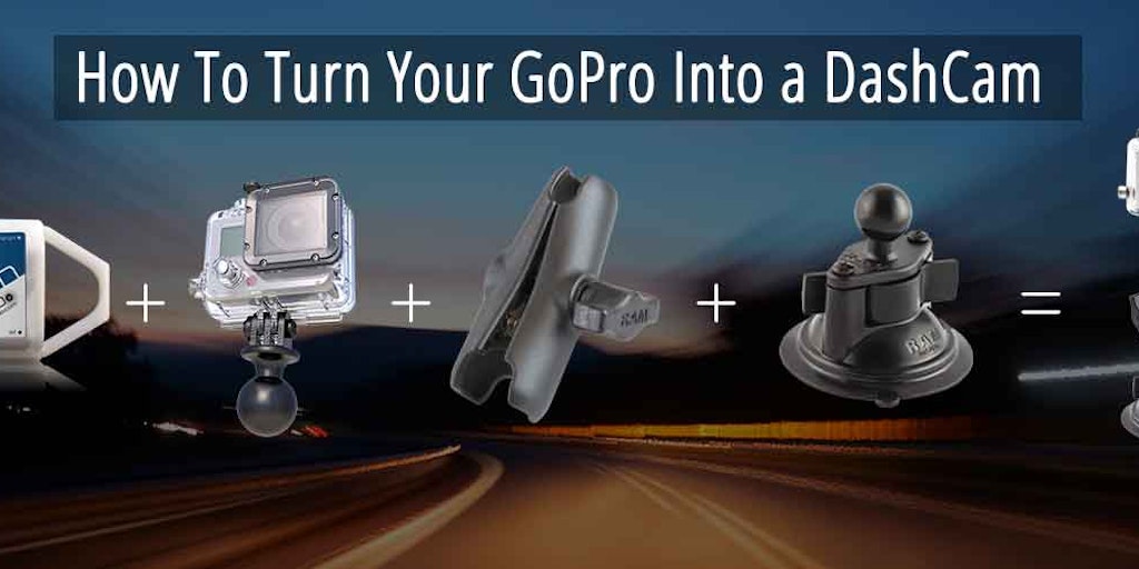 Convert Your GoPro into a GoPro Dash Cam With Dash Mount - CamDo