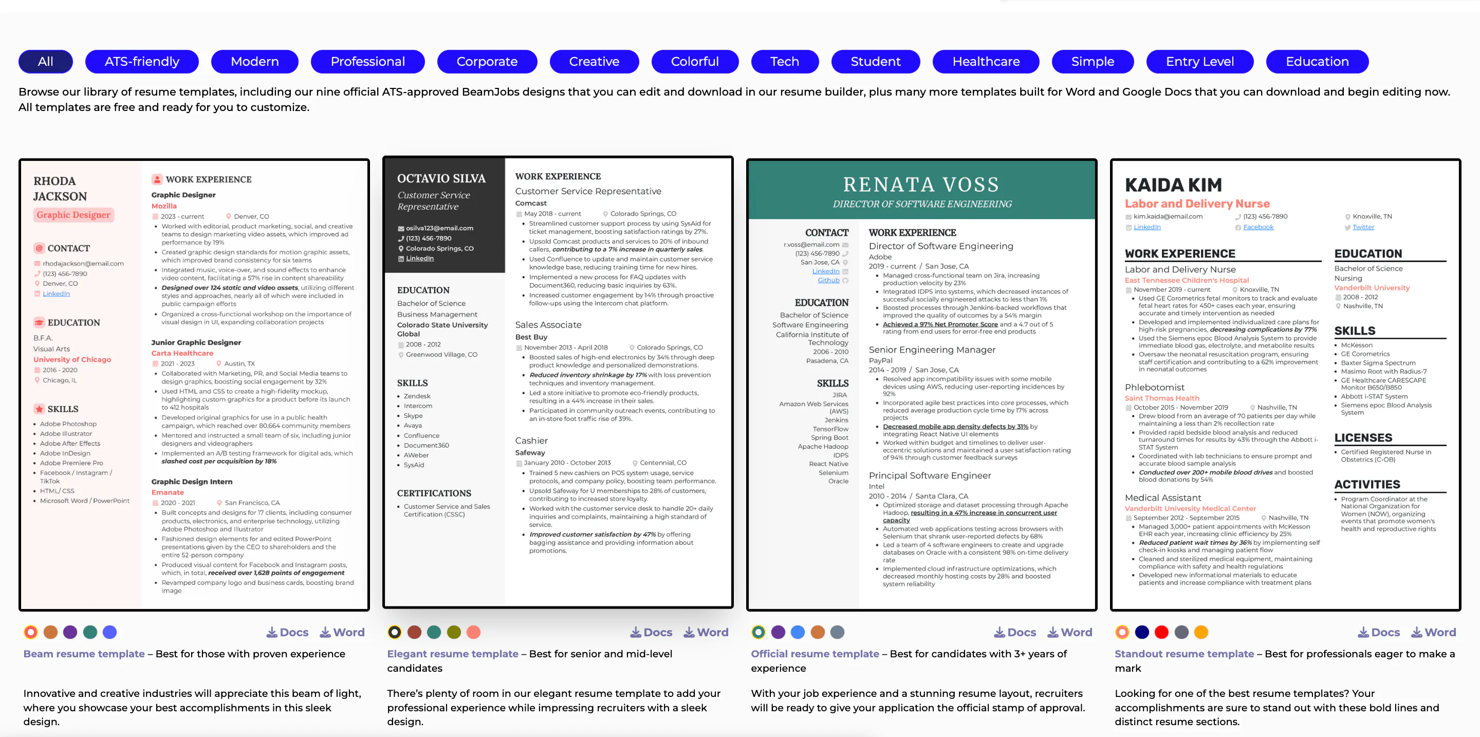 BeamJobs | AI Resume Builder gallery image