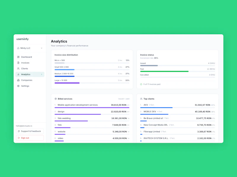 Useminty.app screenshot 5