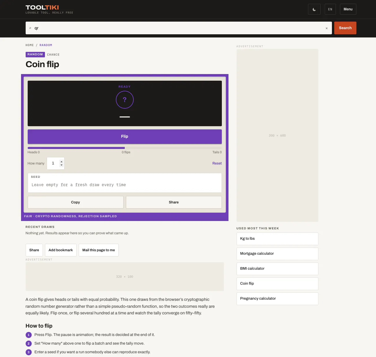 ToolTiki — Real free tools to love. screenshot