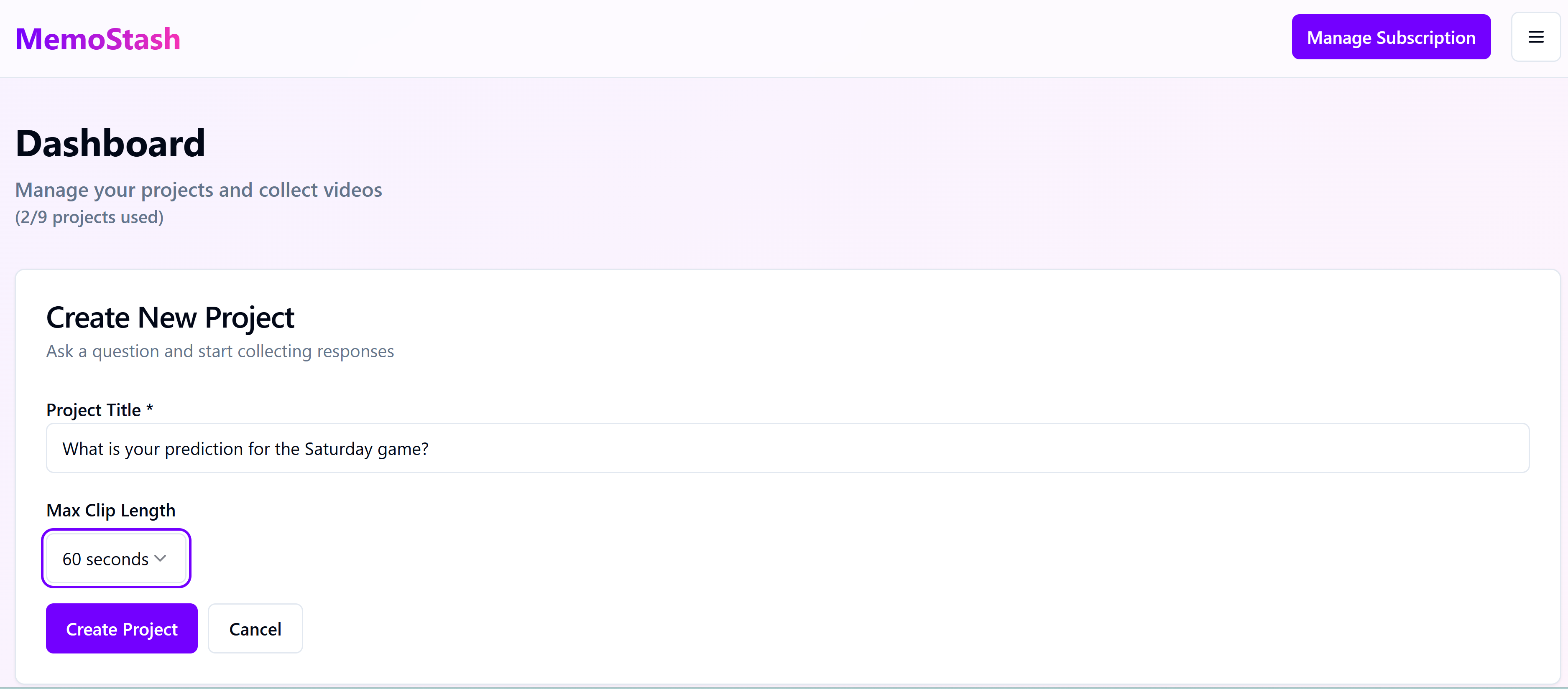 MemoStash gallery image