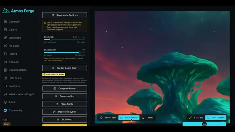 Atmos Forge screenshot 1 (video preview)
