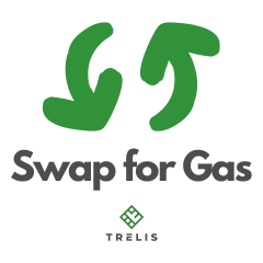 Tauschen Sie gegen Gas