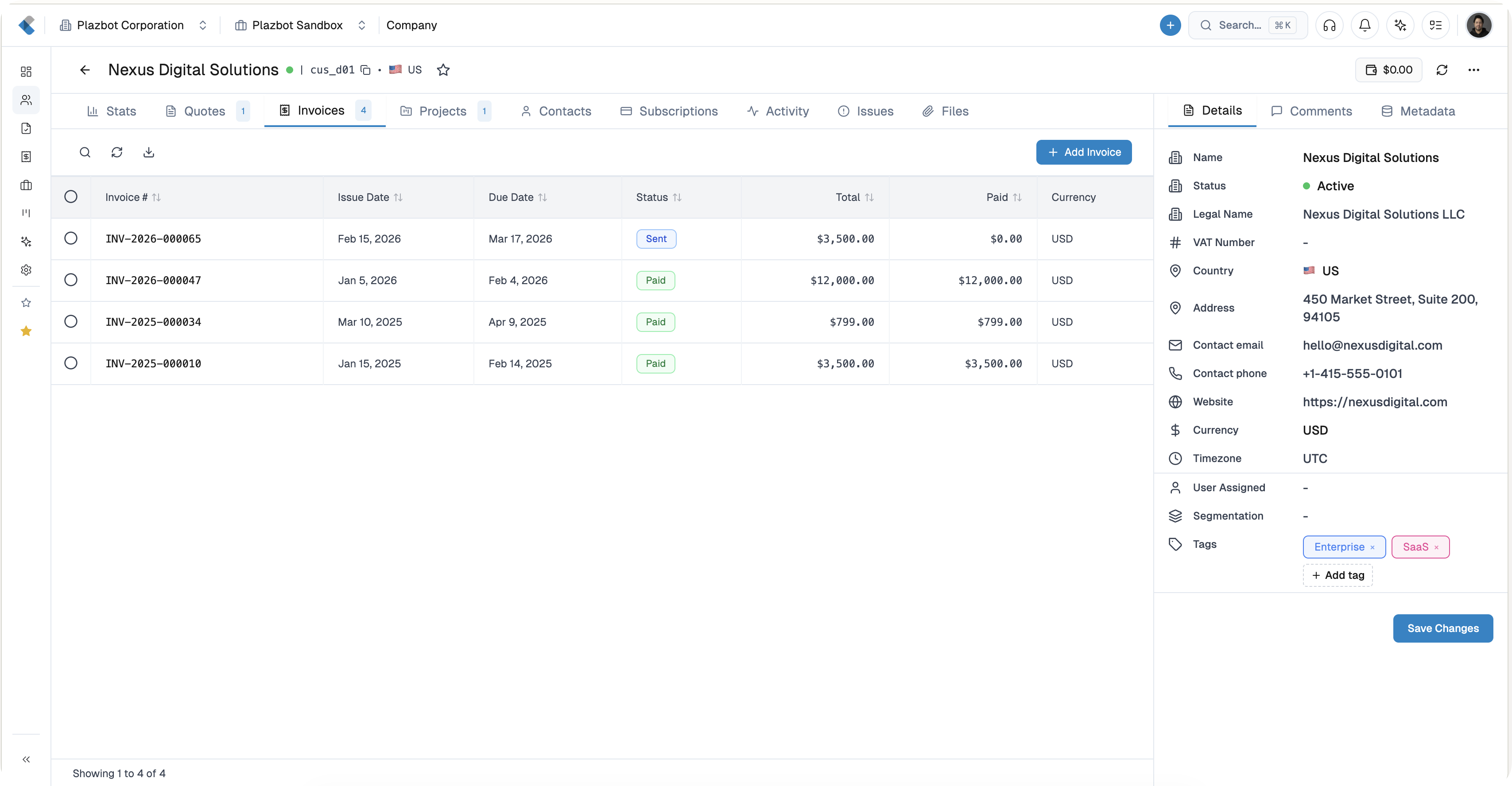 Corebill - Screenshot 2 showing product features and functionality