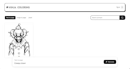 NinjaColoring - AI Coloring Pages gallery image