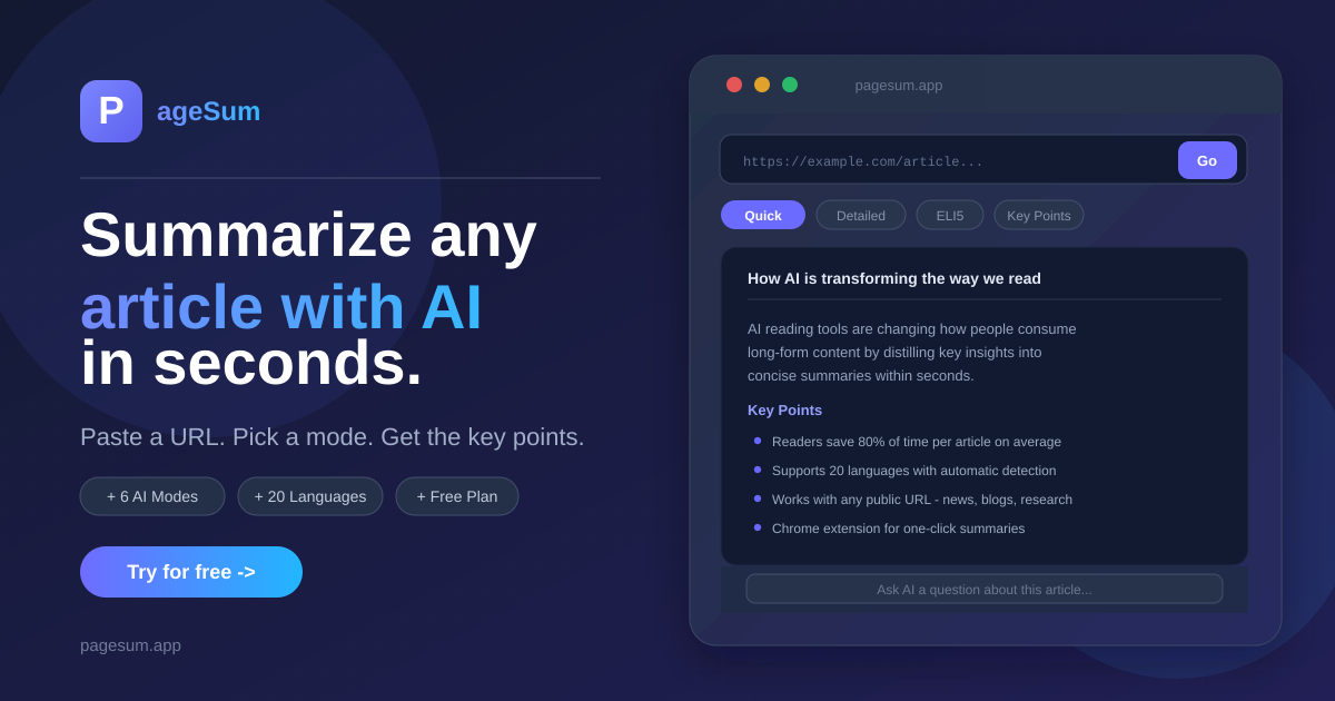 PageSum gallery image