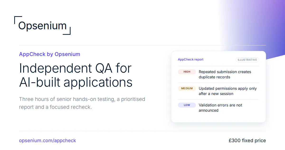 AppCheck by Opsenium 截图