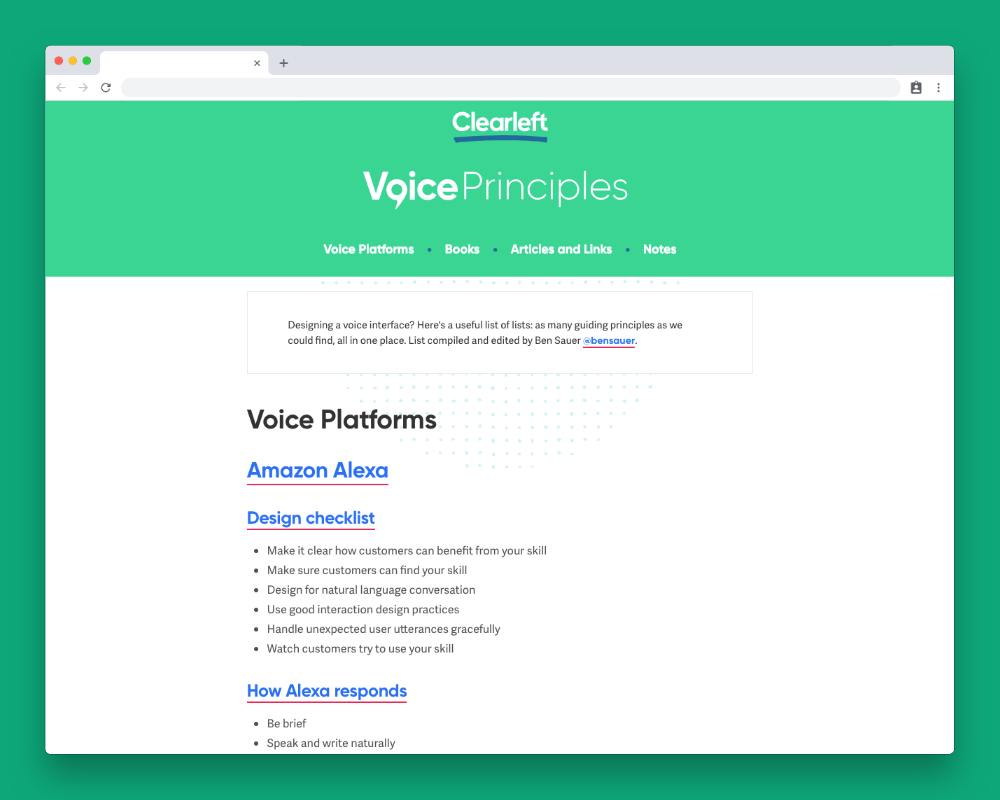 Voice Principles gallery image