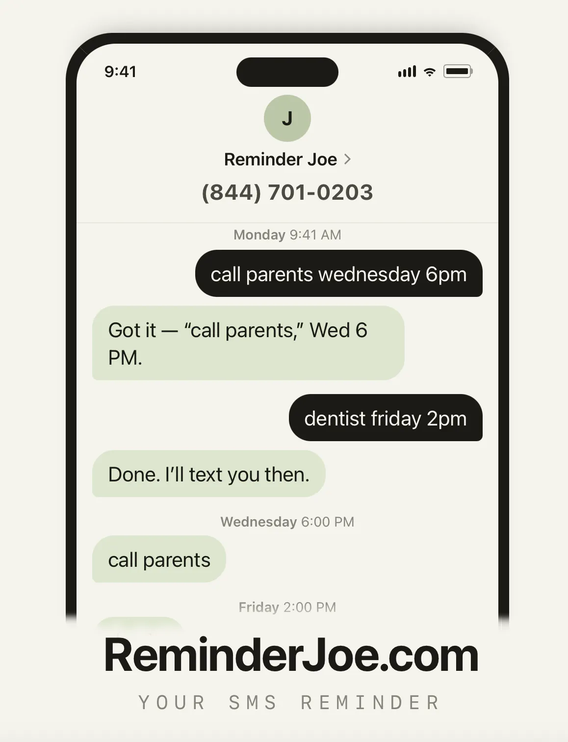 Reminder Joe screenshot 1