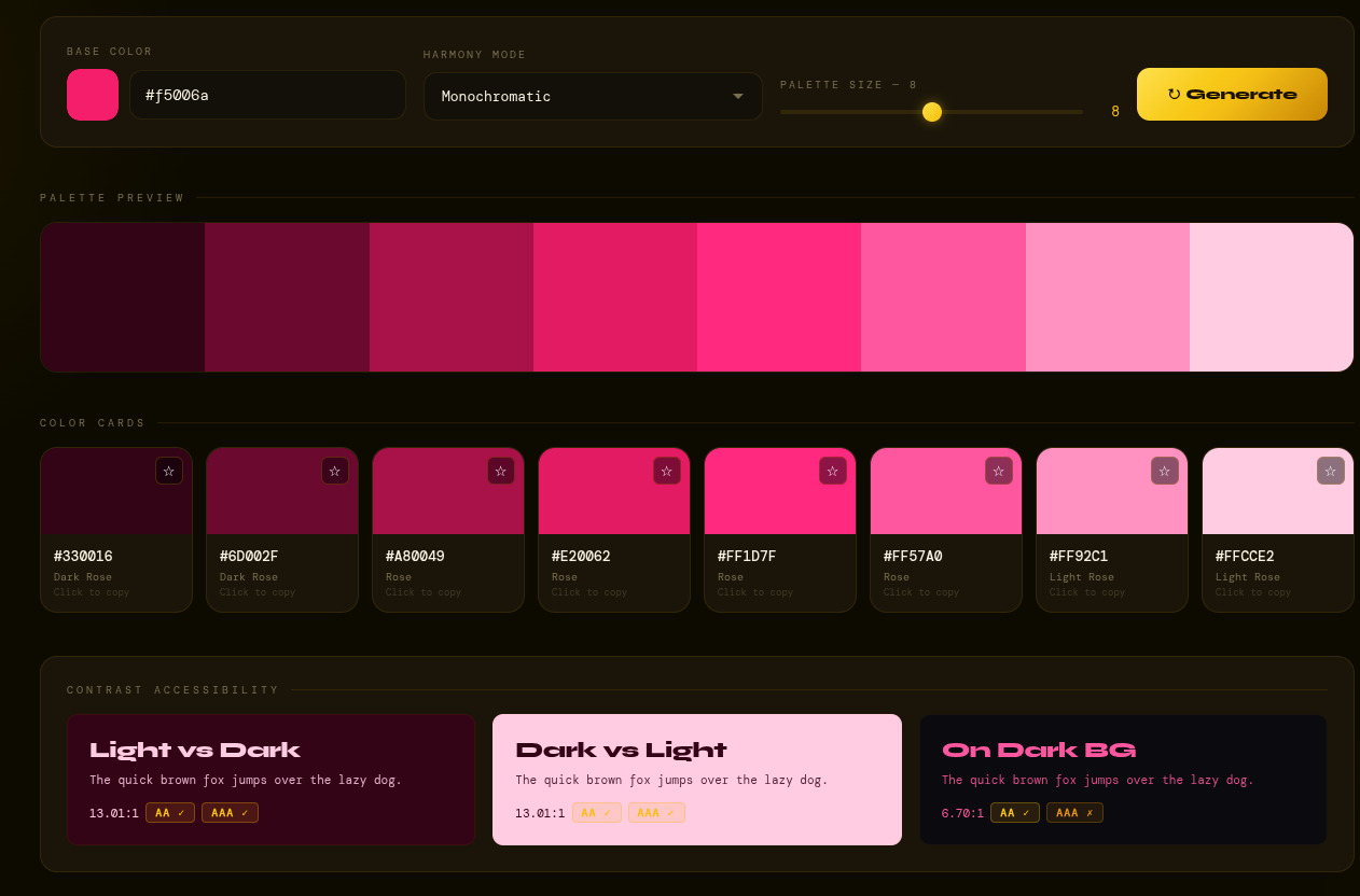 Color Palette Generator For Designers  gallery image