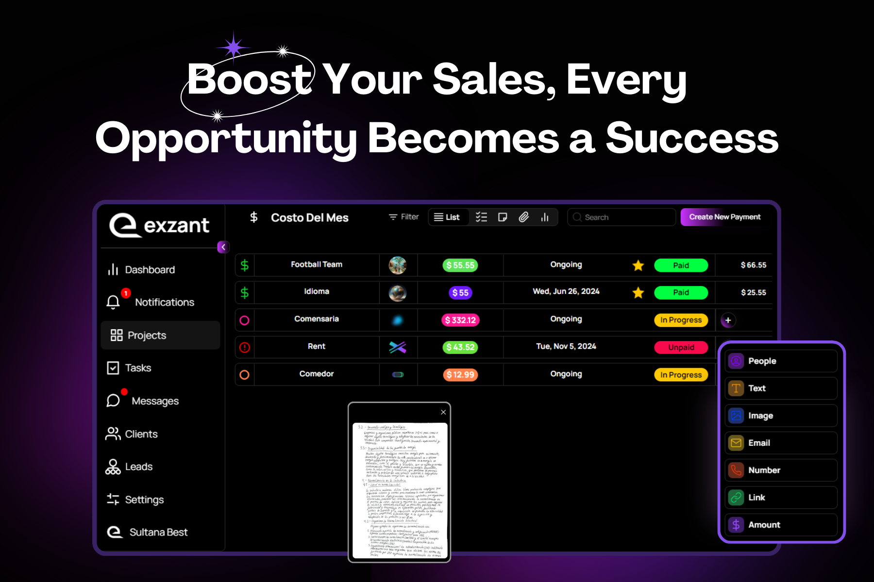 Exzant CRM media 4