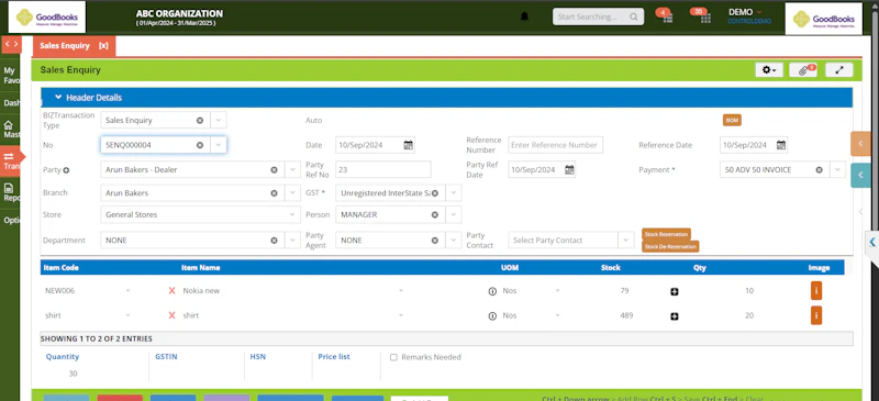 GoodBooks CRM Suite screenshot 1