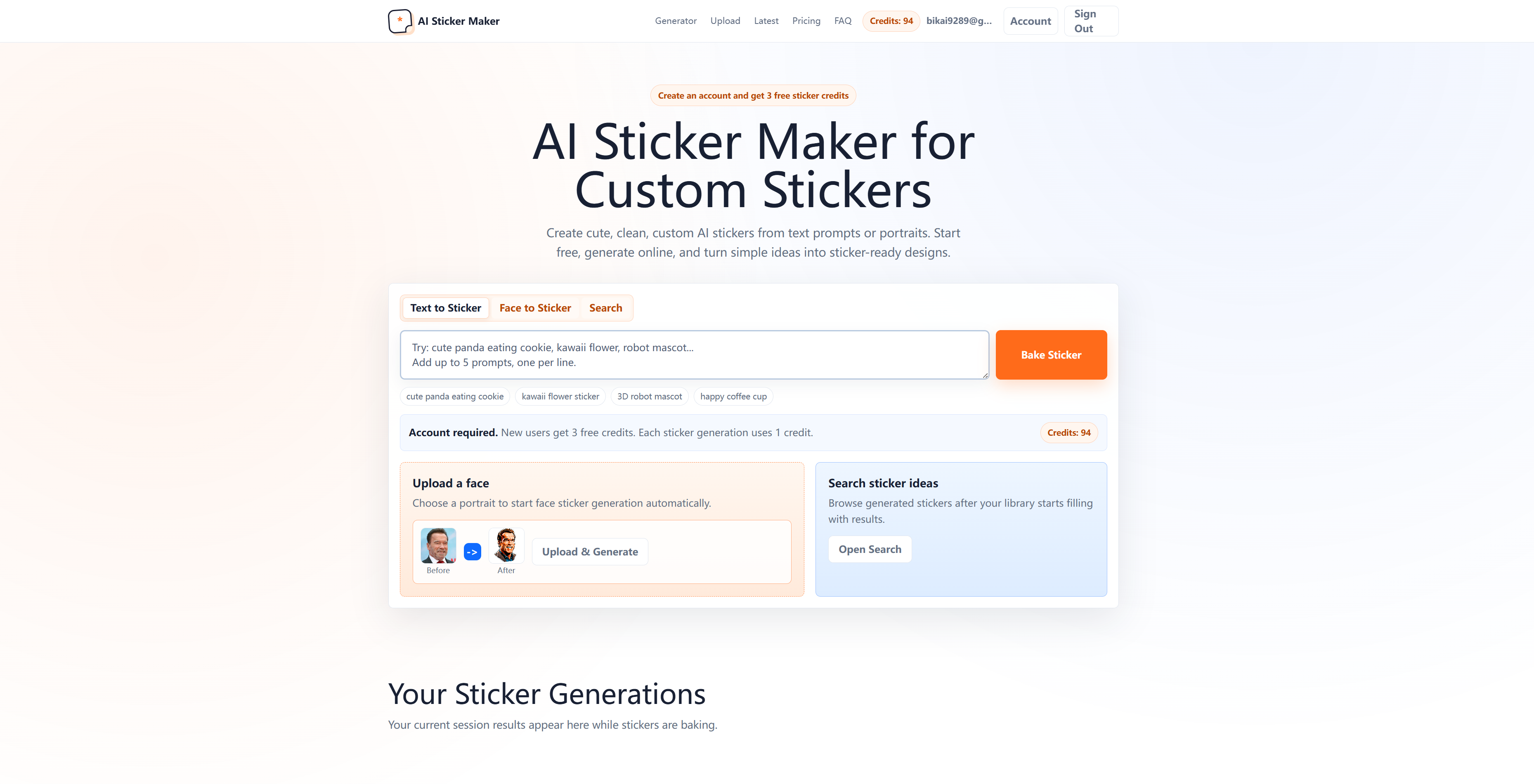 AI Sticker Maker
